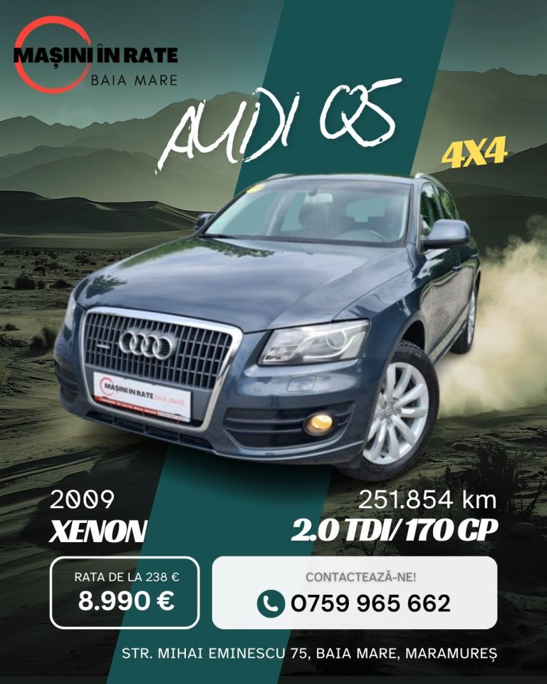 Audi Q5 2009 second hand – Mașini în Rate Baia Mare