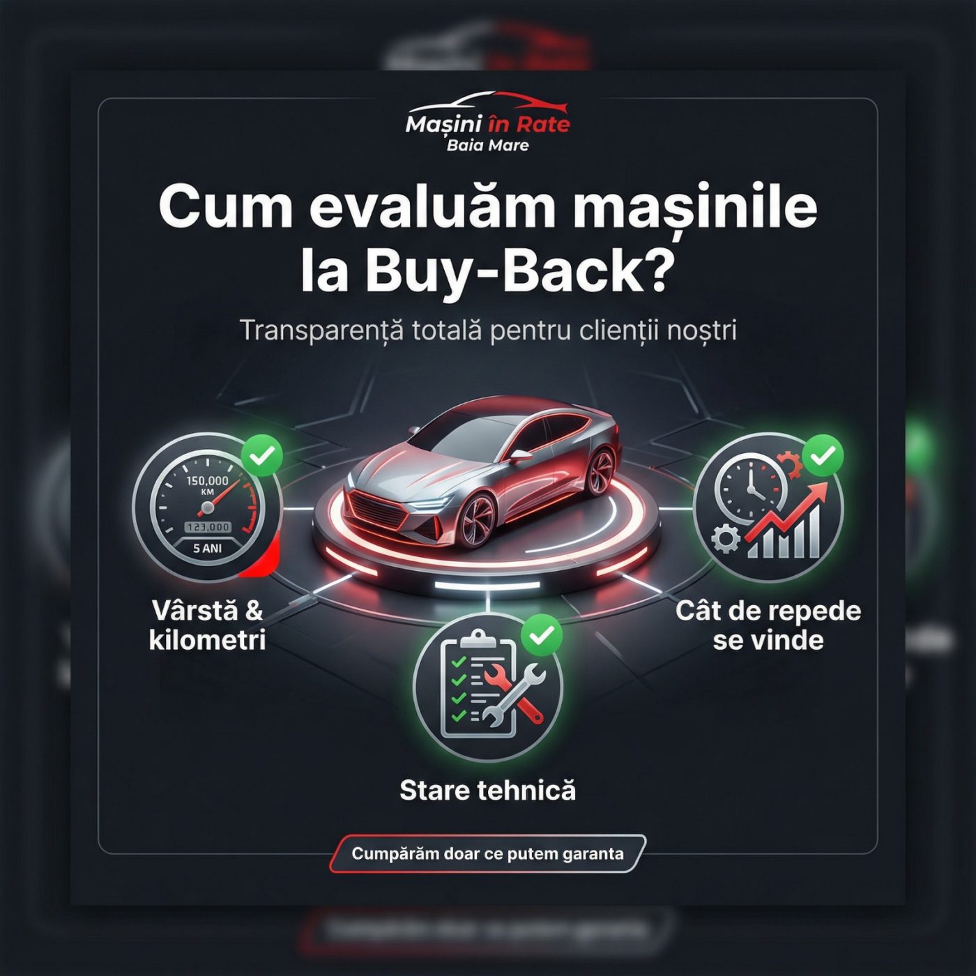BUY- BACK MASINI IN RATE BAIA MARE