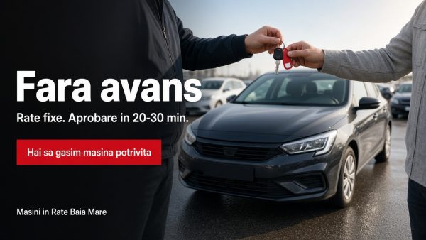 Cum iei mașina în rate fără avans în Baia Mare