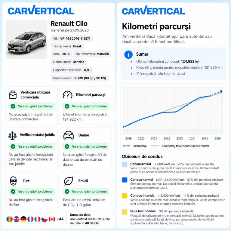 Renault Clio 2018 second hand – Mașini în Rate Baia Mare