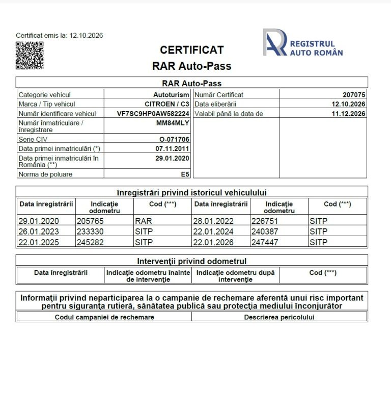 Citroën C3 2011 second hand – Mașini în Rate Baia Mare